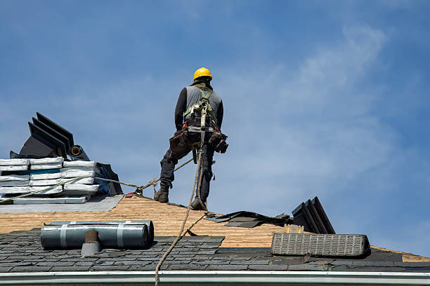 Professional Roofing technician working in Tyrone, PA